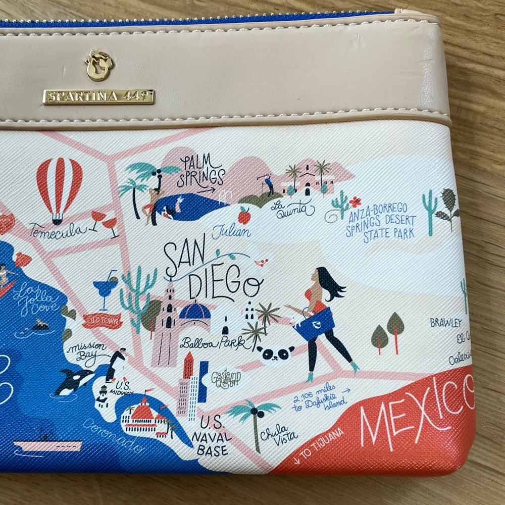NWOT Spartina 449 Southern California Scout Wristlet - Picture 3 of 16